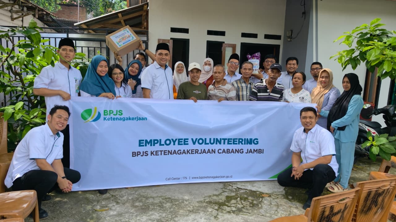 Aksi Sosial BPJS Ketenagakerjaan, Salurkan Bantuan untuk Korban Kebakaran