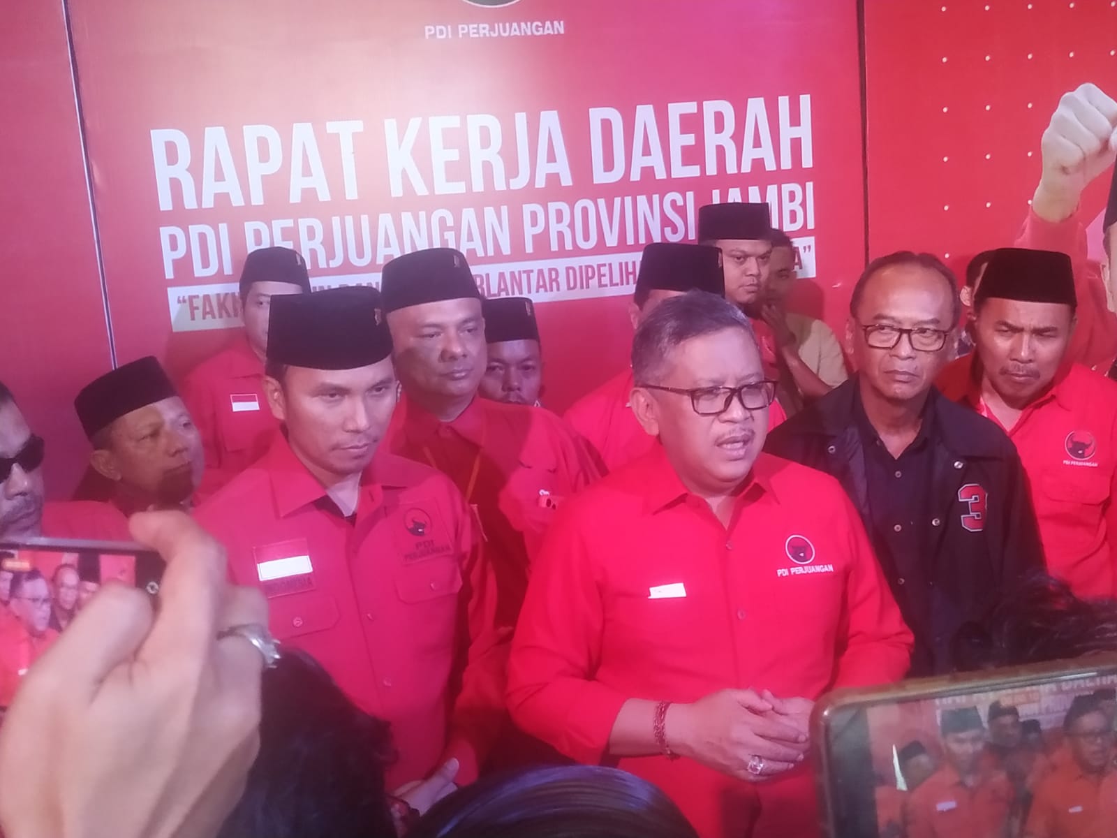 Hasto Kristiyanto Datang ke Jambi Bawa Misi Pemenangan PDIP dan Ganjar Pranowo