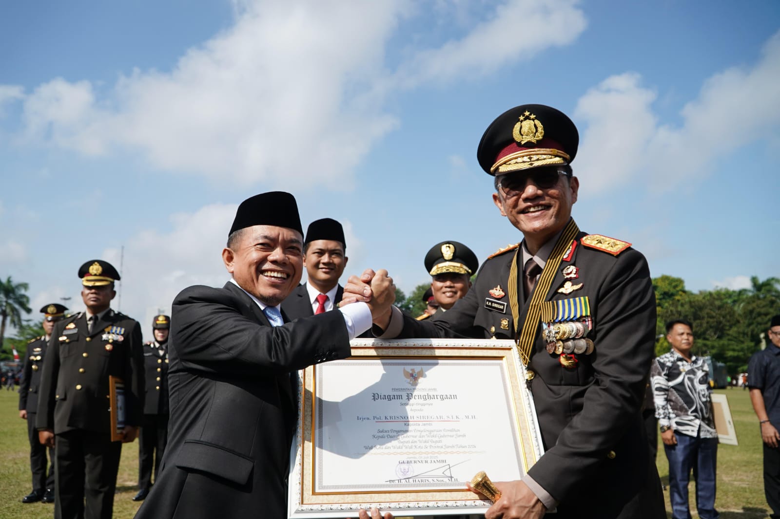 Gubernur Al Haris Apresiasi Kinerja Polda Jambi Menjaga Keamanan Daerah