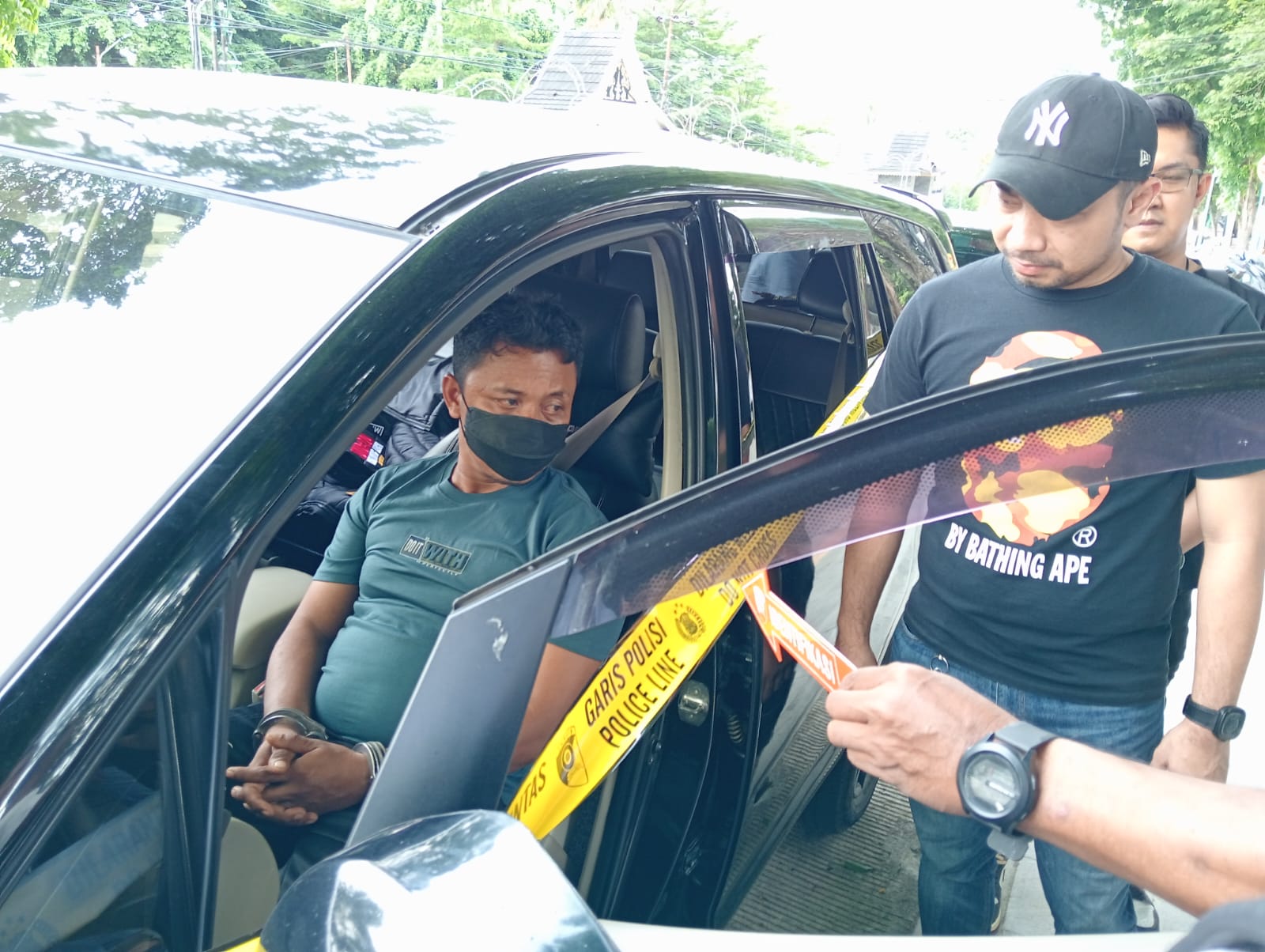 Polisi Gelar Pra Rekontruksi Kasus Kematian Sopir Travel di Depan Rumdis Walikota Jambi 