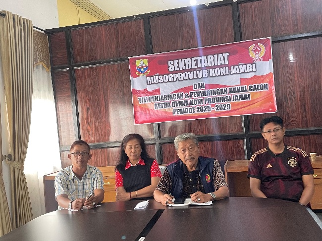 TPP Bacalon Ketum Koni Provinsi Jambi 2025-2029 Umumkan Hasil Verifikasi, 2 Kandidat Lolos ke Musorprovlub 