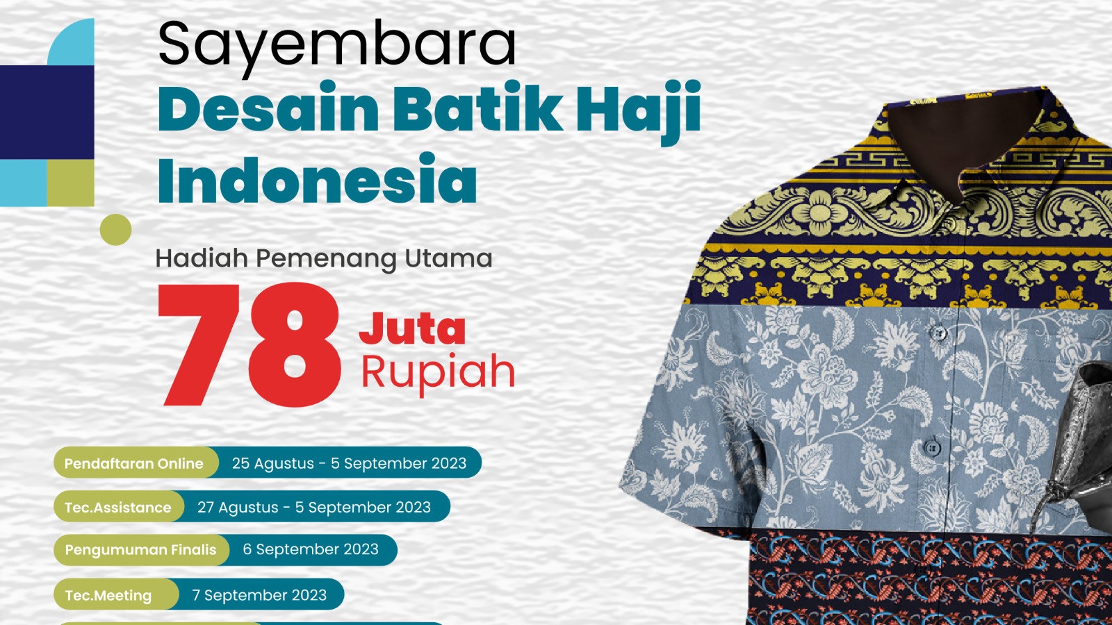 Yuk Ikut Sayembara Desain Batik Haji Indonesia,  Berikut Ketentuannya