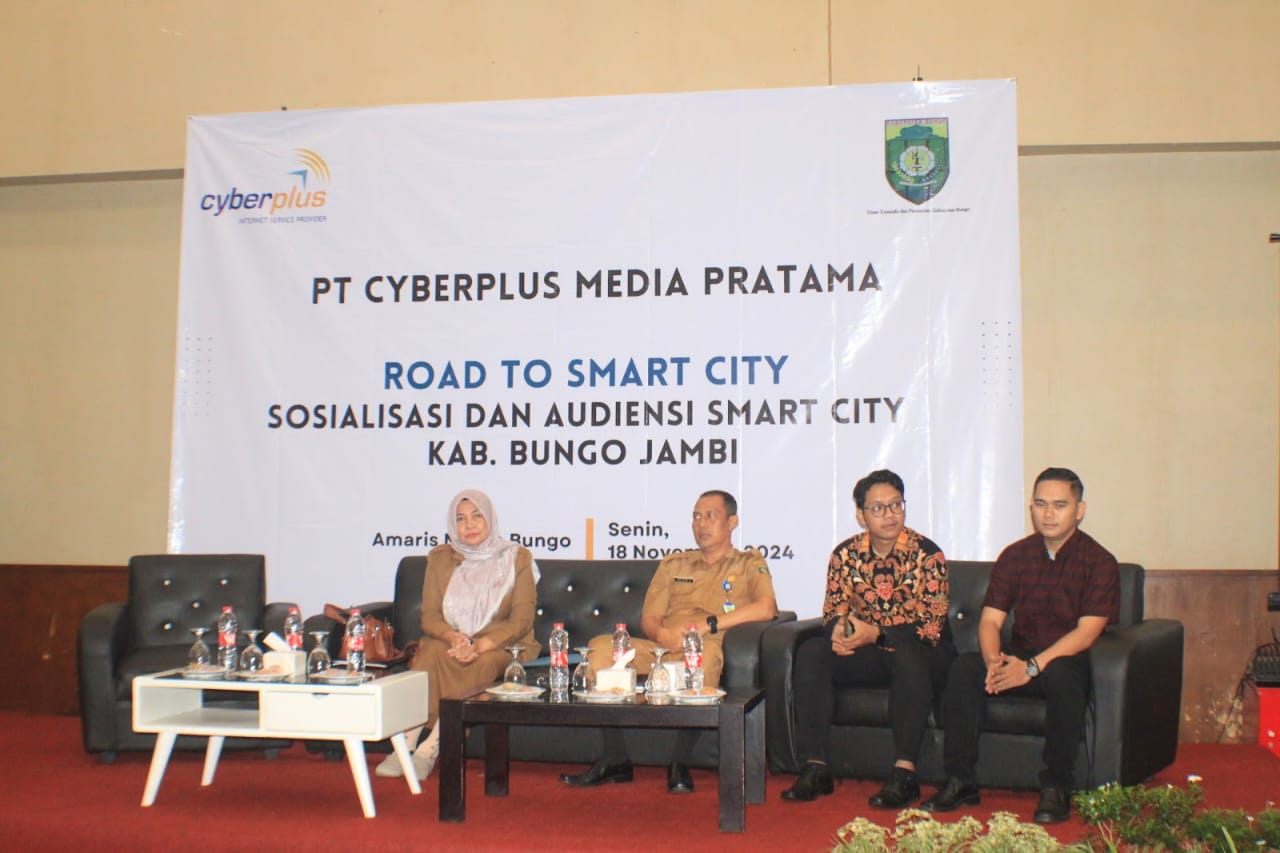 Gandeng Cyberplus, Dinas Kominfo Bungo Gelar Sosialisasi Terkait Smart City