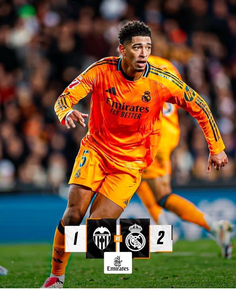  Gebuk Valencia 1-2, Real Madrid Puncaki Klasemen Sementara