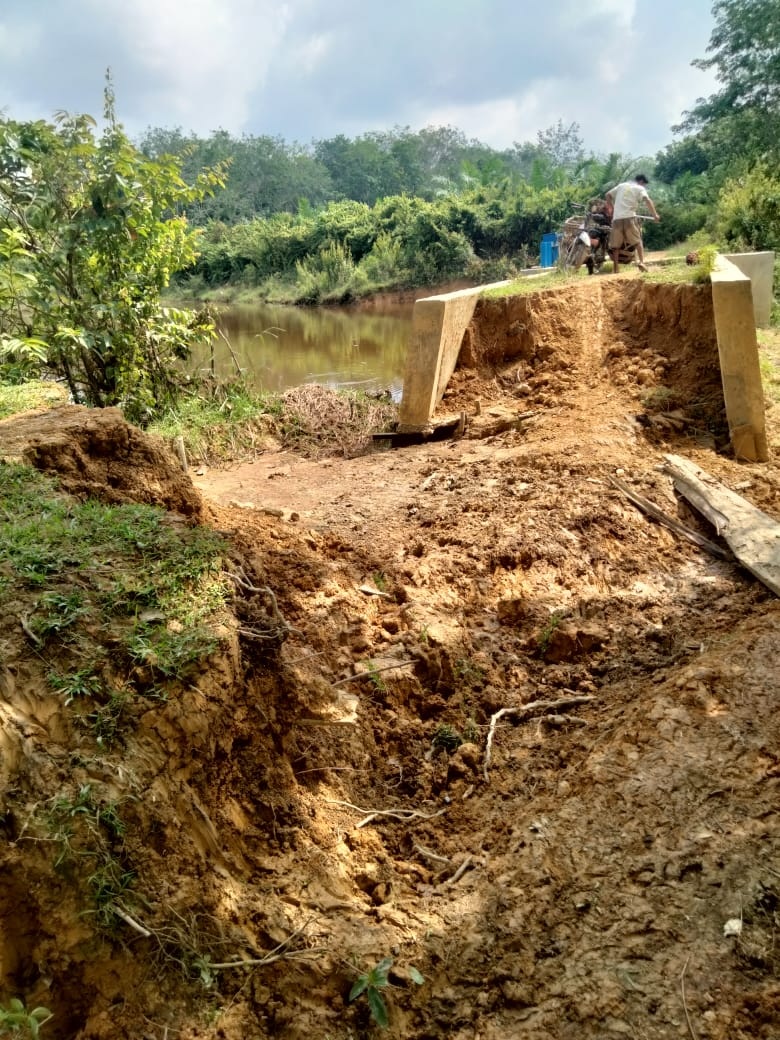 Bendungan Sawah Longsor, Petani Tanjung Sari Terancam Gagal Panen dan Tak Turun Lagi ke Sawah