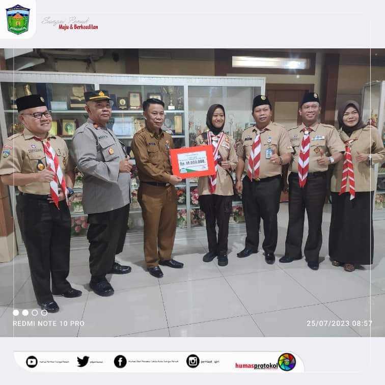 Peserta Jambore Pramuka Dunia ke 25 di Korea Selatan Dilepas Sekda