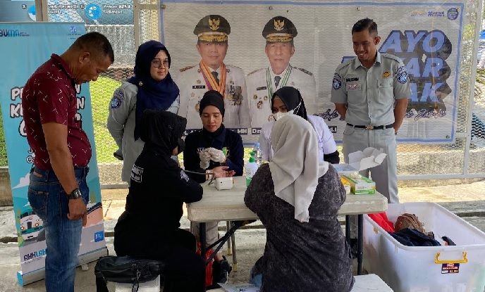 Program MUKL Jasa Raharja Jambi Hadir di Samsat sebagai Upaya Preventif untuk Wajib Pajak