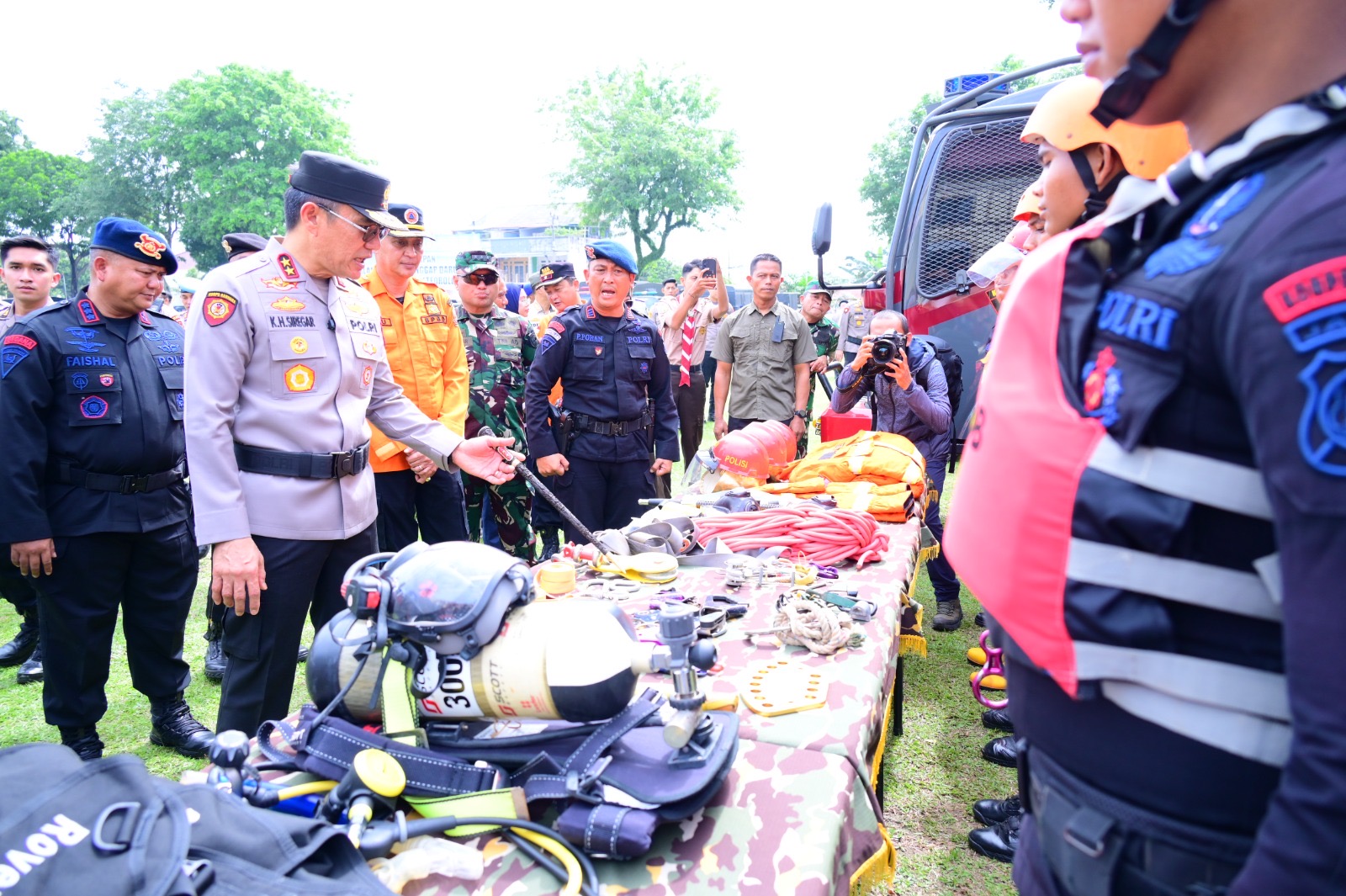 Polda Jambi Gelar Apel Siaga Tanggap Darurat Bencana Hidrometeorologi