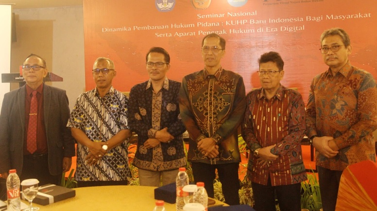 FH UNJA Gelar Seminar Nasional Dinamika Pembaruan Hukum Pidana