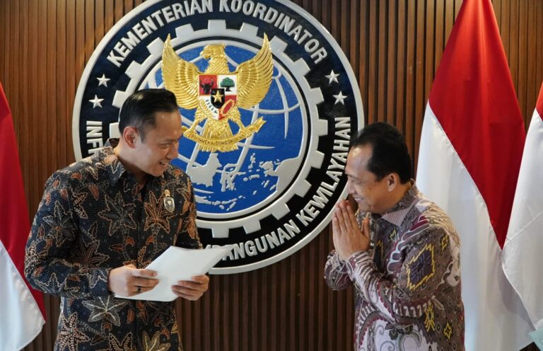 Bupati BBS Temui Menko AHY