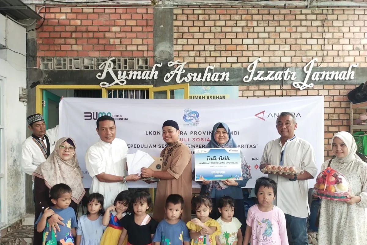 LKBN ANTARA Biro Jambi Peduli Sesama Bantu Masyarakat Dhuafa dan Anak