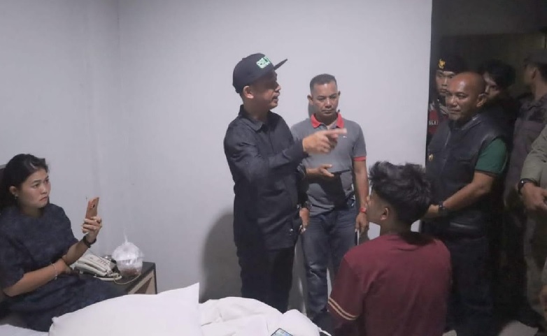 Razia Pekat Pj Bupati Merangin,Tiga Pasang Bukan Pasutri Terciduk Sedang Ngamar