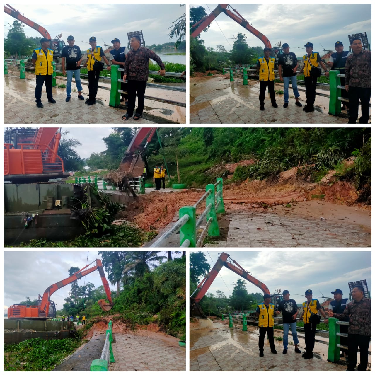 Hujan Terus Guyur Kota Jambi, Kawasan Wisata Danau Sipin Longsor