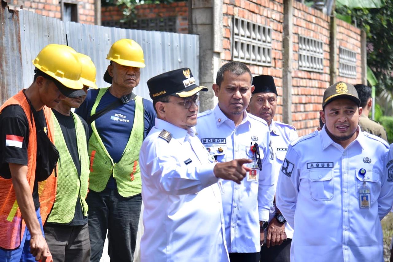 Turun Lapangan, Wali Kota Maulana Optimis Perbaikan Infrastruktur Bertahap Untuk Masyarakat Bahagia