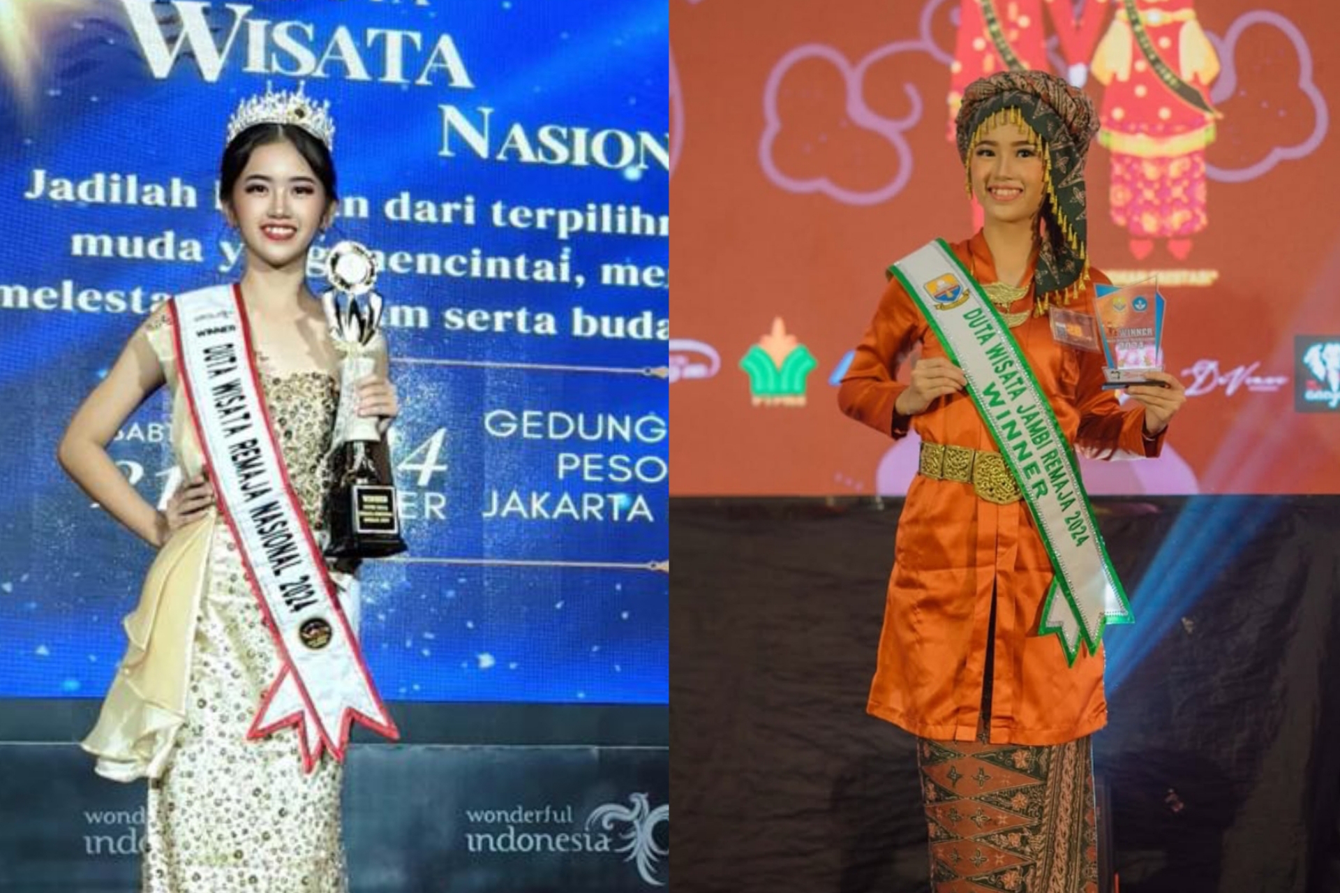 Harumkan Nama Jambi Jesslyn Raih Juara 1 Duta Wisata Nasional