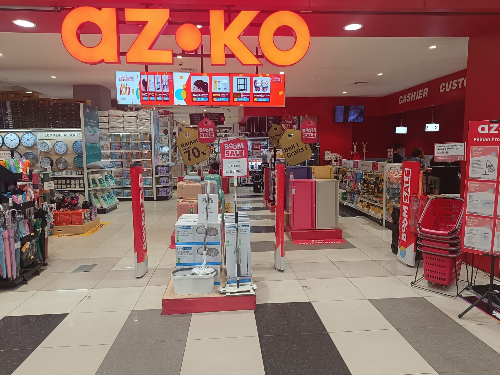 Hematnya Maksimal di AZKO BOOM SALE