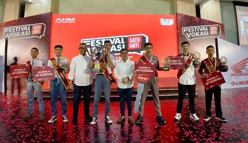 Motor Listrik Jadi Materi Uji Baru Festival Vokasi AHM 