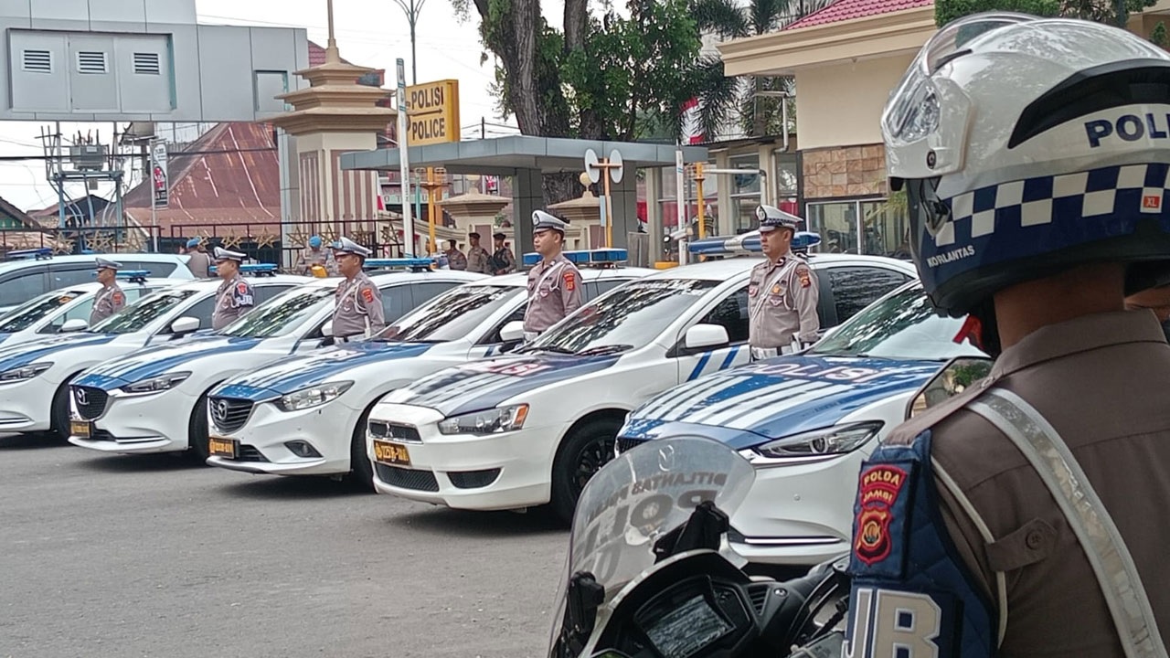 Sepekan Operasi Patuh di Kota Jambi, 194 Kendaraan Ditilang