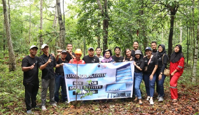 Luminor Hotel Jambi Berpartisipasi dalam gerakan menanam pohon Indonesia