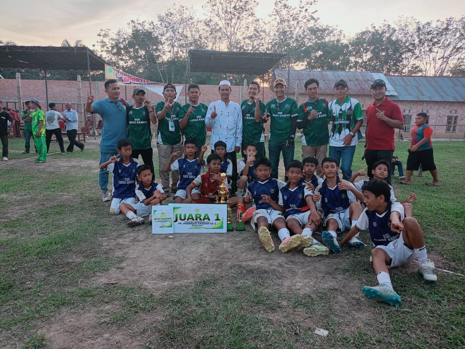 SSB Tunas Bangsa Pertahankan Juara 1  pada Grassroot PP Minhajus Sa'adah 
