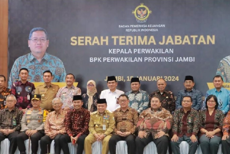 Bupati Hadiri Sertijab Kepala Perwakilan BPK RI Perwakilan Provinsi Jambi