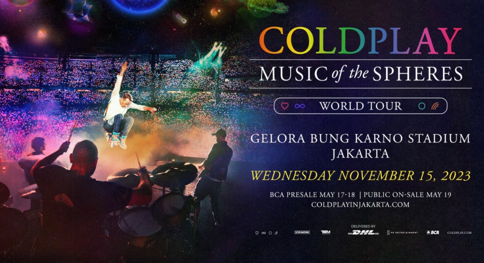  Music Of The Sphres, Coldplay Bakal Ramaikan GBK di Bulan November