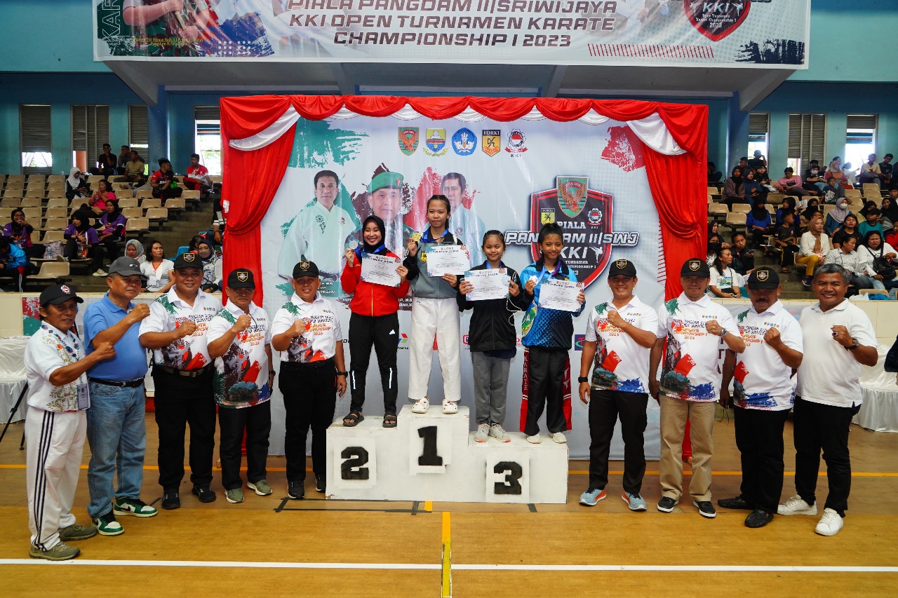 Kejuaraan Pangdam II/ Sriwijaya KKI Open Turnamen Karate Championship I 2023