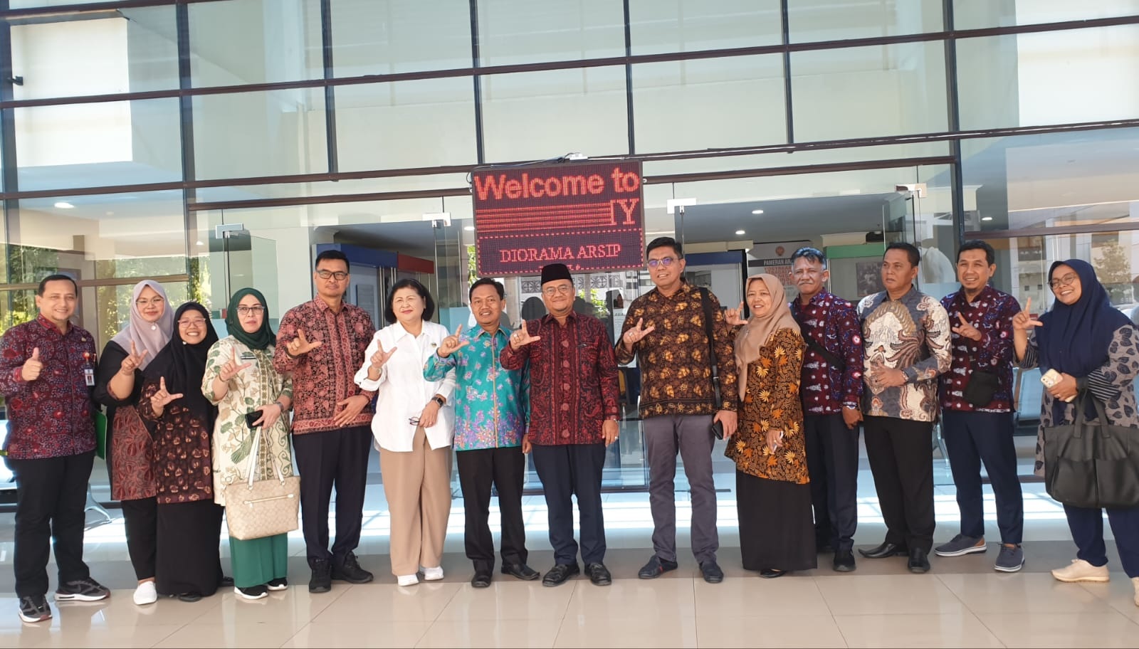 Lestarikan Sejarah dan Budaya Daerah, Pemkot Jambi Wacanakan Bangun Diaroma,Maulana Tinjau Diorama Arsip Yogya