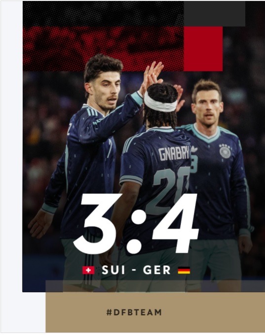 Dramatis! Jerman Tekuk Swiss 4-3