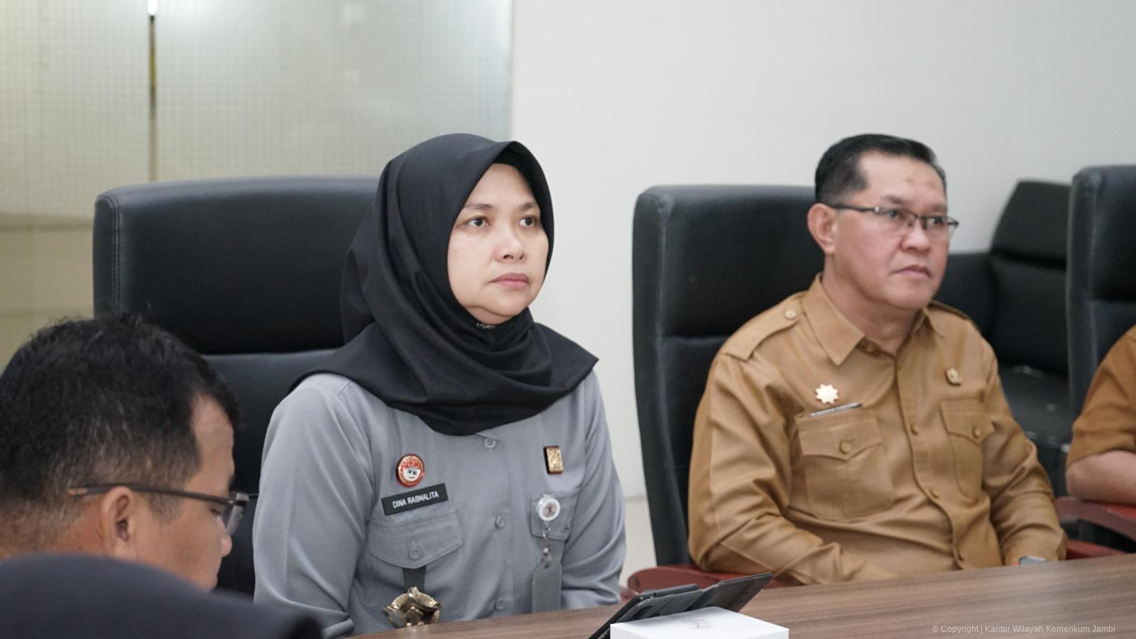 Harmonisasi 5 Ranperkada Sungai Penuh Secara Paralel oleh Kanwil Kemenkum Jambi