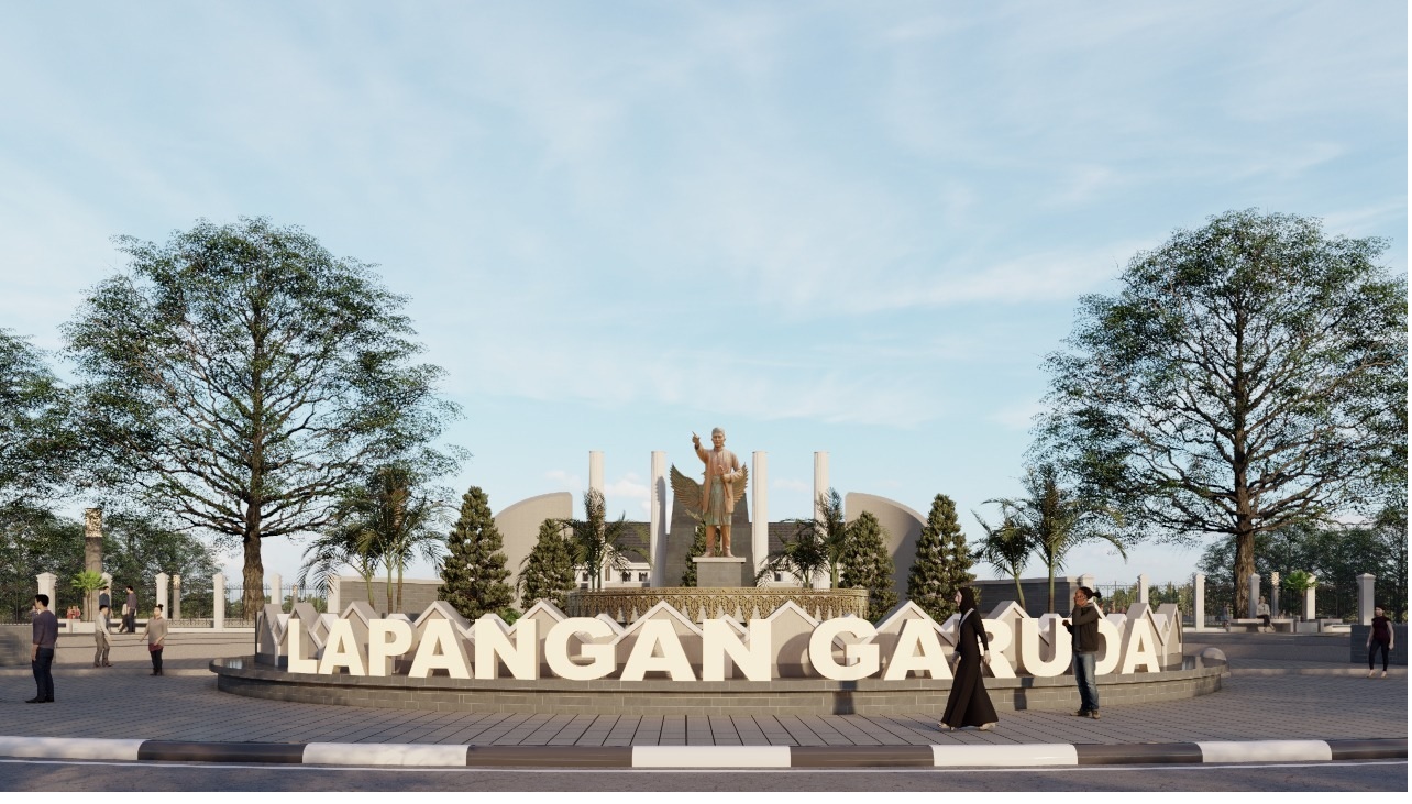 Patung Sultan Thaha Dipindahkan ke Rumdis, Pemprov Sebut Akan Bangun Identitas Lapangan Garuda