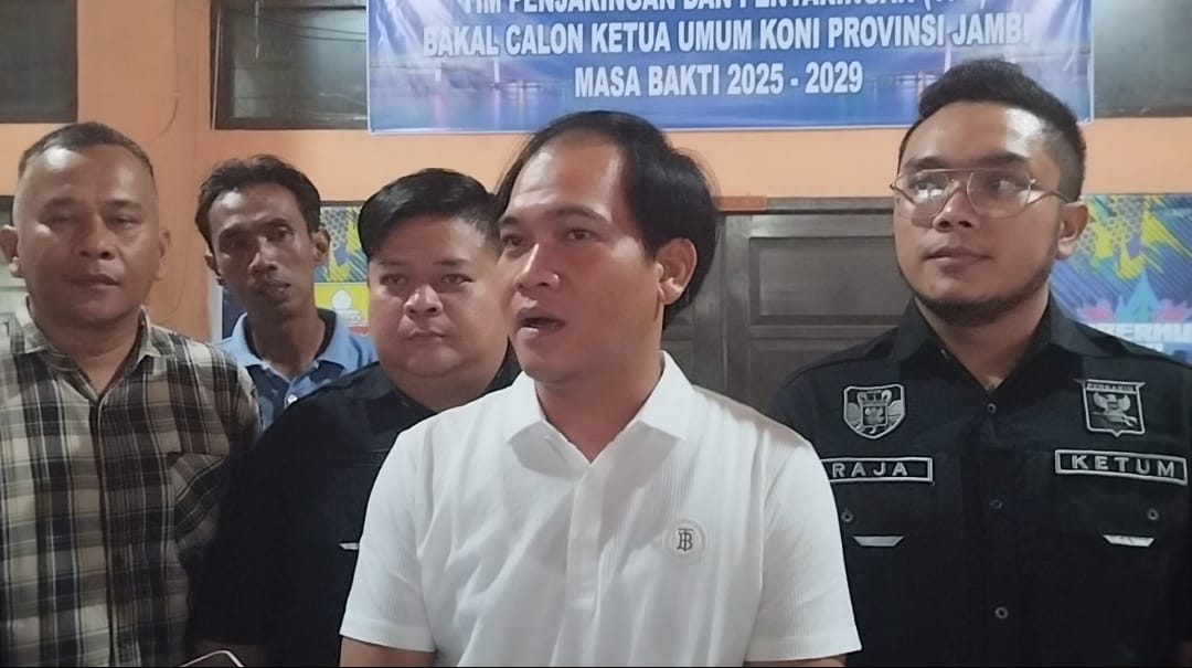 Didukung Milenial dan Pengurus Muda, H. Zuwanda Resmi Daftar Ketua KONI Jambi