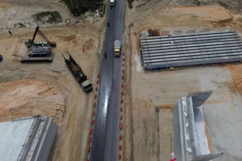 Pembangunan Tol Lingkar Pekanbaru, Hutama Karya Buka Tutup Jalan