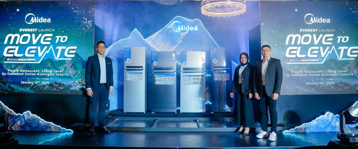 Midea Luncurkan Everest, Kulkas dengan Kapasitas Terbesar dan Fitur Terkini di Kelasnya