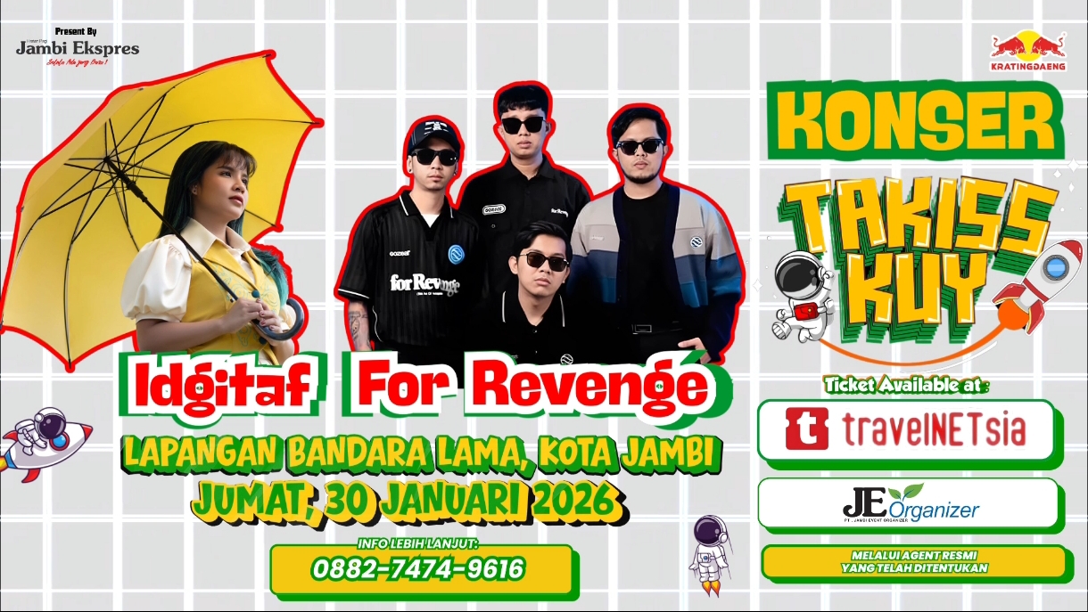 Konser Idgitaf dan For Revenge di Jambi 