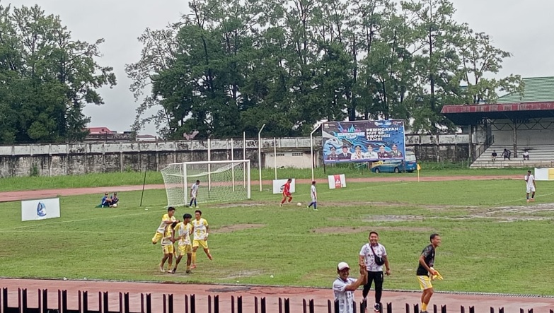 Babak Pertama Berakhir, Muaro Jambi Ungguli Bungo 2-1