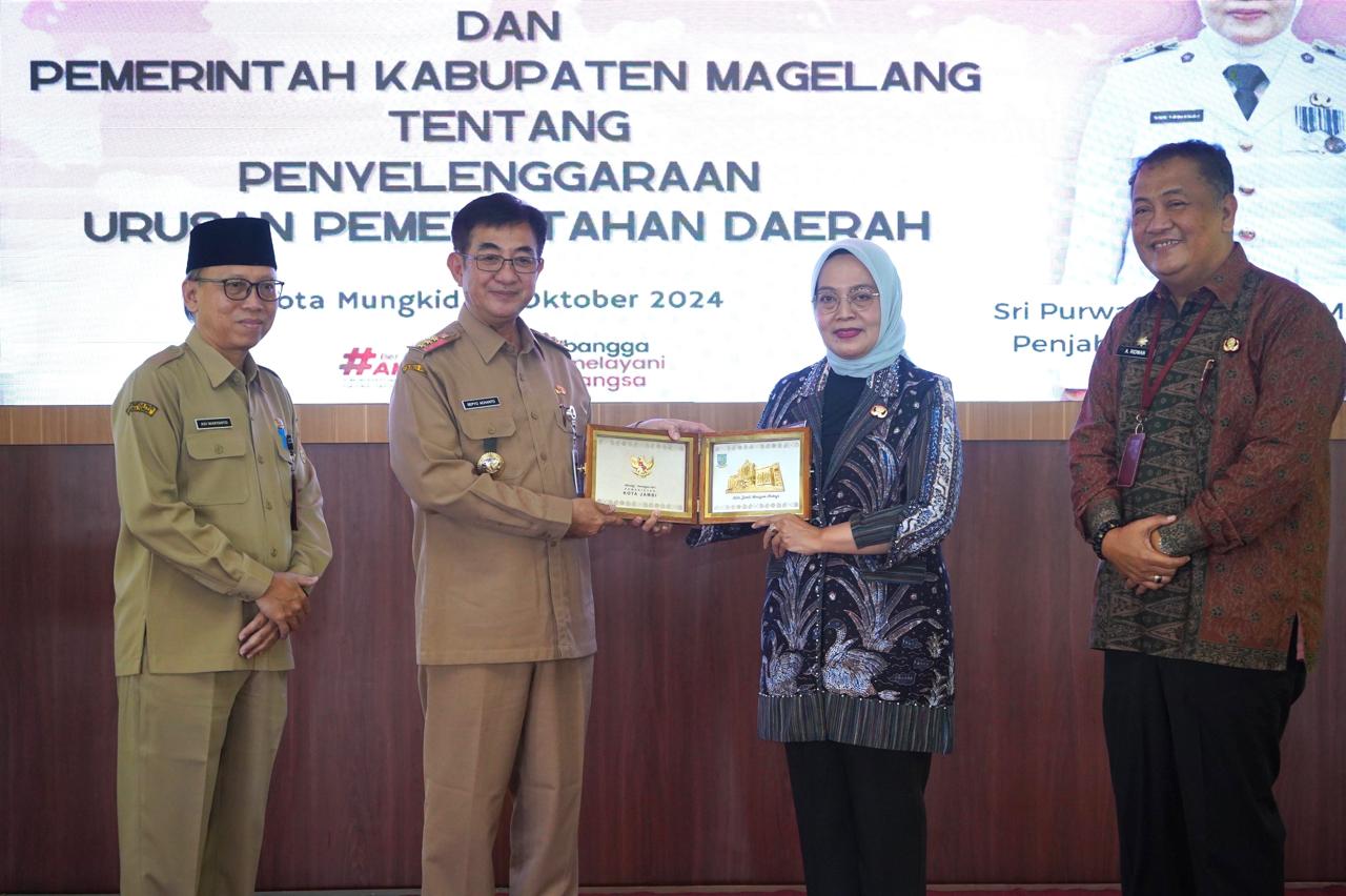 Penuhi Komoditi Penyumbang Inflasi, Pemkot Jambi Teken Kerja Sama Dengan Pemkab Magelang