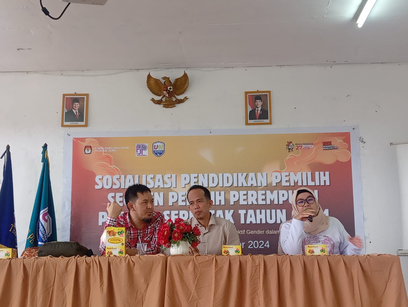 Jurnalis Perempuan Bersama KPU Jambi Gelar Sosialisasi Pemilih Perempuan Pilkada 2024