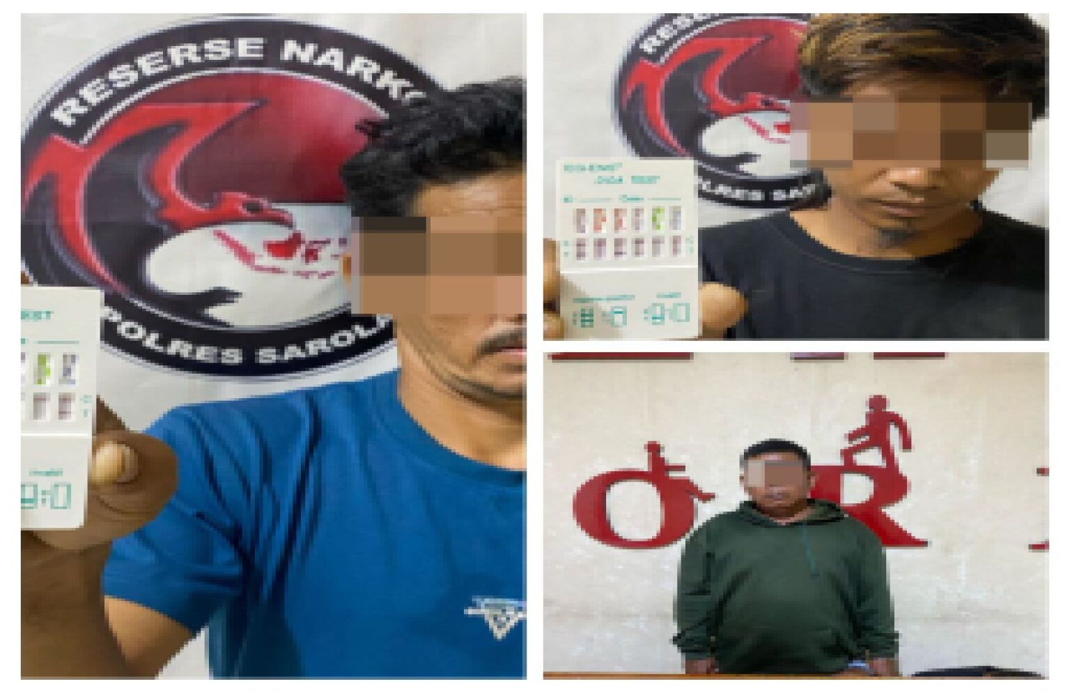 Kedapatan Membawa Narkoba, Tiga Warga Pamenang Ditangkap Polisi