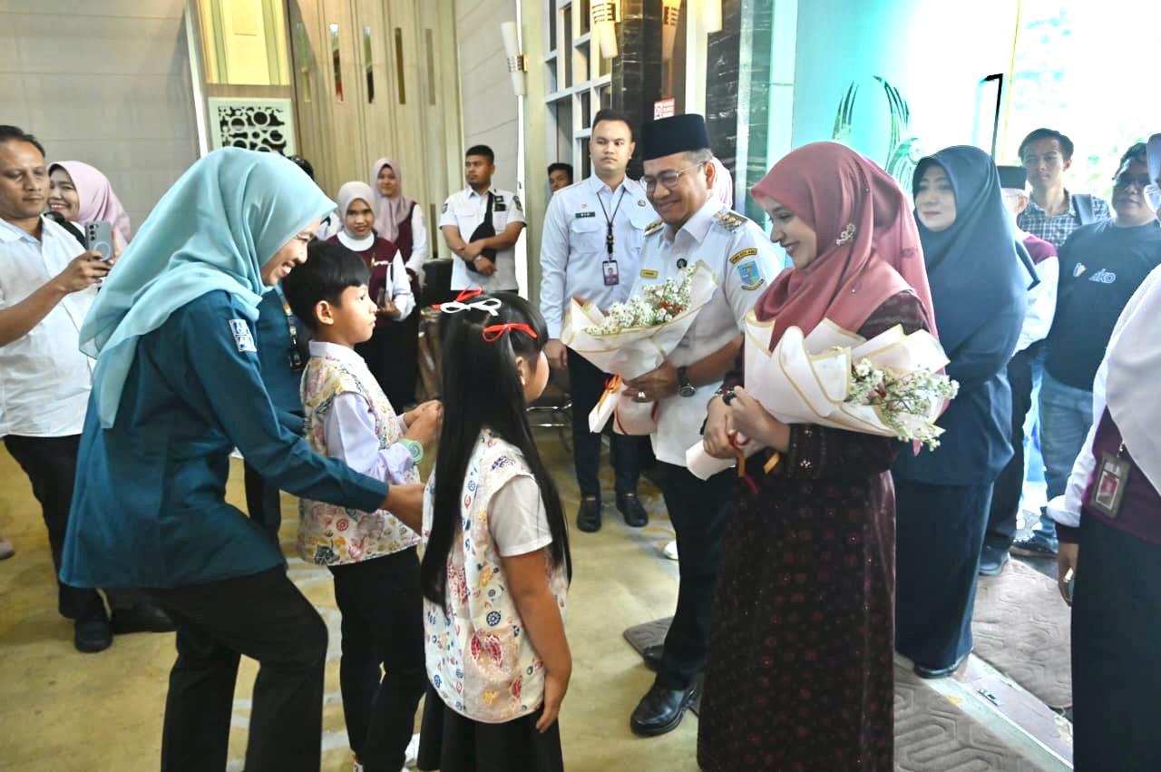 Wali Kota Maulana Sambut Hangat Kehadiran Anak-Anak, Rayakan HAN Bersama di Griya Mayang