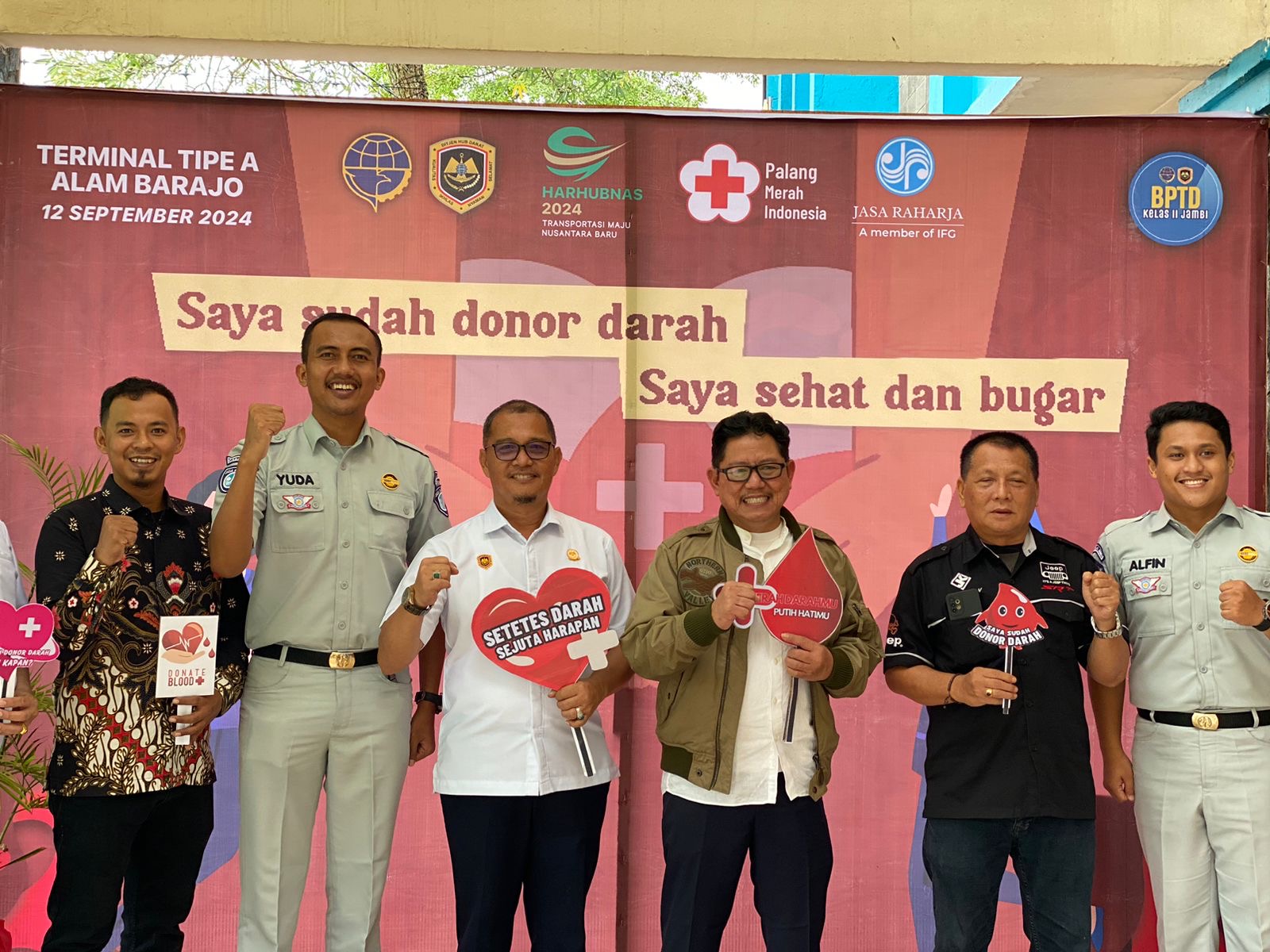 Ditjen Hubdat Kemenhub Raih Rekor Muri Donor Darah, BPTD Jambi Sumbang 319 Pendonor