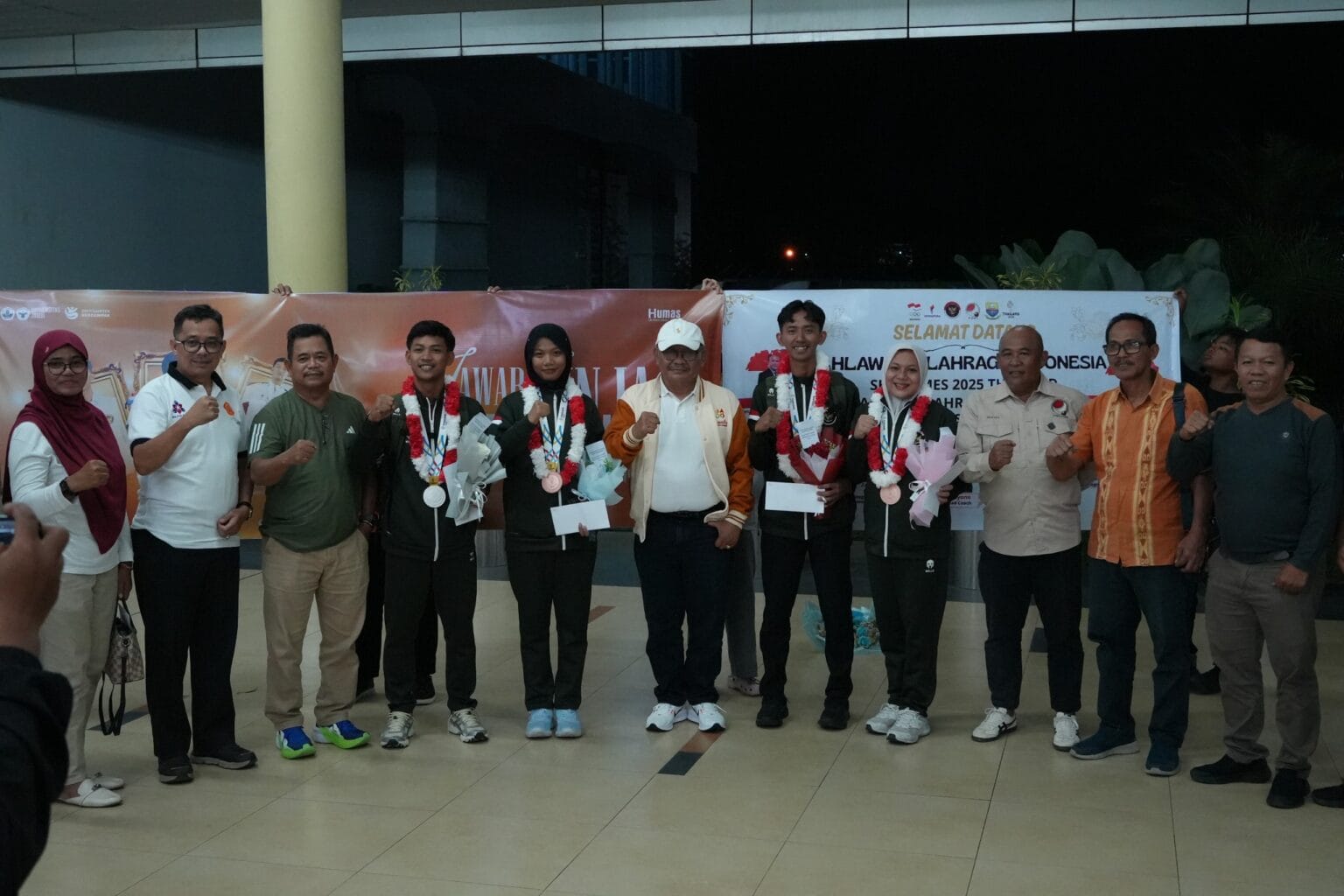 UNJA Sambut Kepulangan Mahasiswa Peraih Medali SEA Games 2025