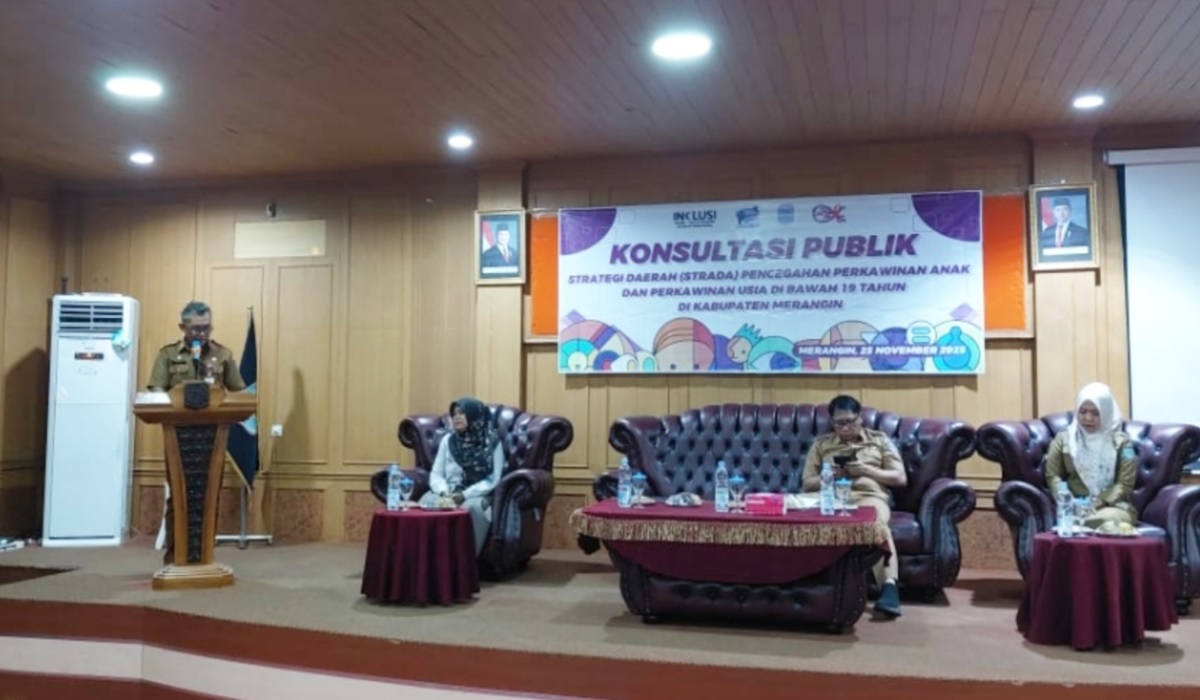 Soroti Perkawinan Anak, Pemkab Merangin Gelar Konsultasi Publik STRADA PPA