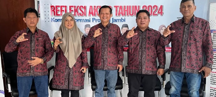 Refleksi Akhir Tahun 2024, KI Jambi Selesaikan 16  Sengketa dan Monev ke 215 Badan Publik 