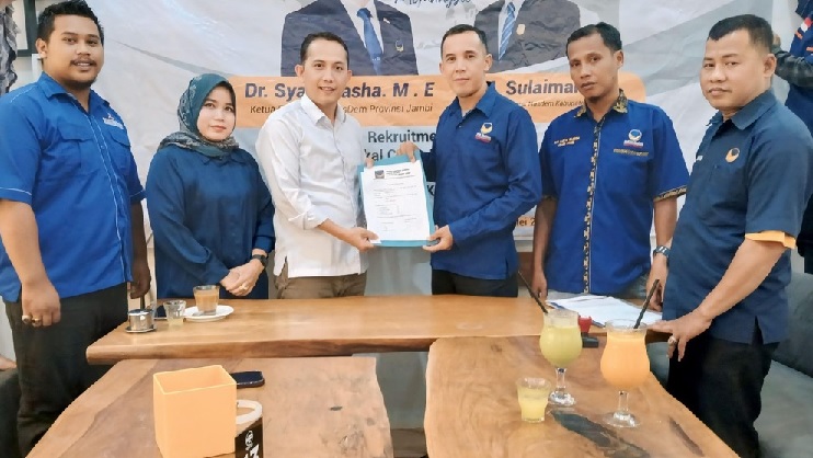 Pilbup Muaro Jambi 2024, Asnawi Rivai Calon Tunggal Partai Demokrat