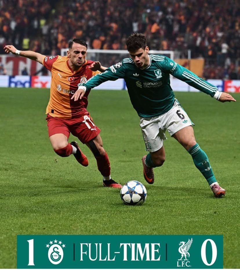 Liverpool Tumbang di Istanbul, Ditekuk Galatasaray 1-0