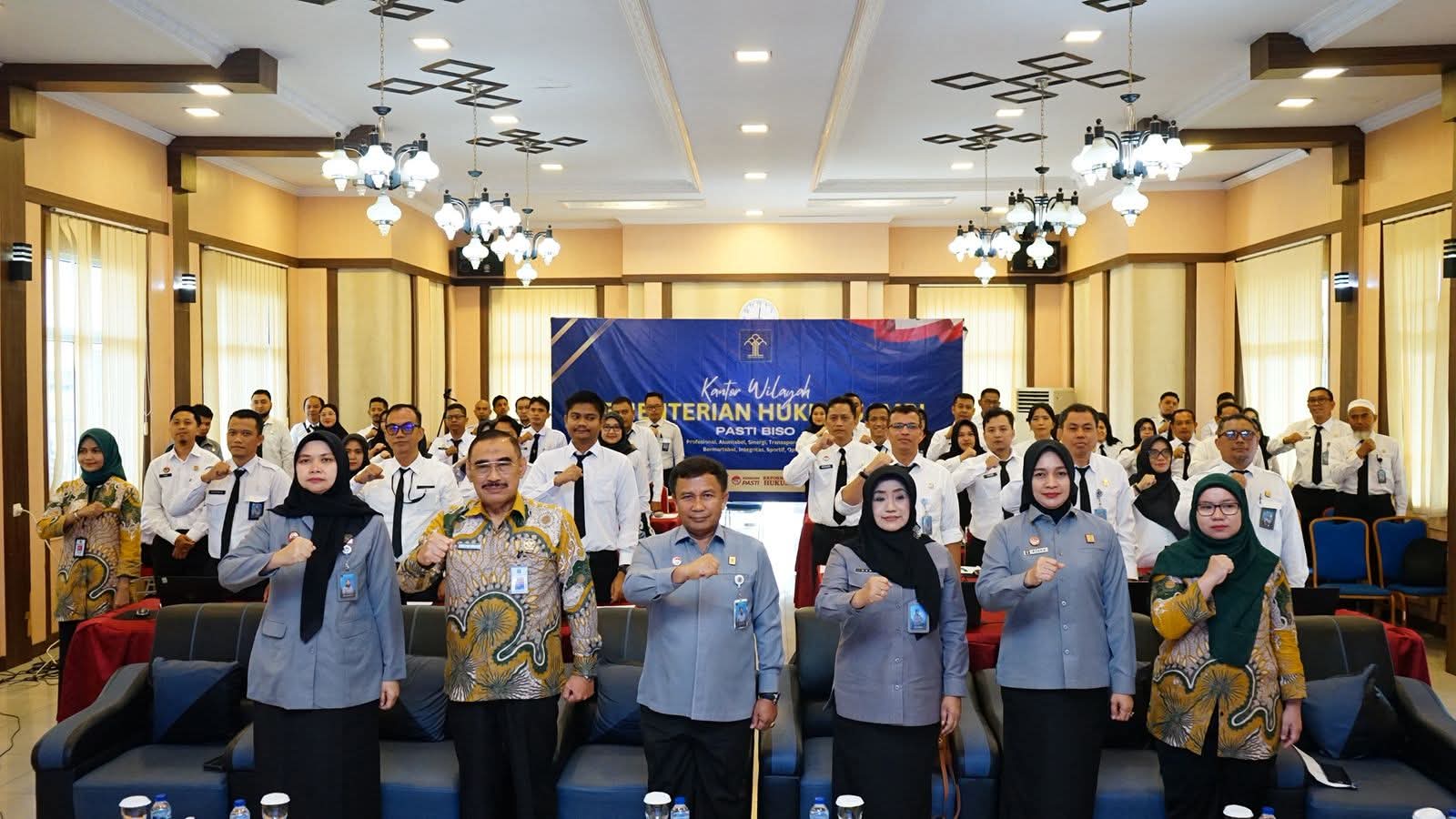 Perkuat SDM, Kanwil Kementerian Hukum Jambi Gelar Penilaian Kompetensi Manajerial dan Sosio Kultural 