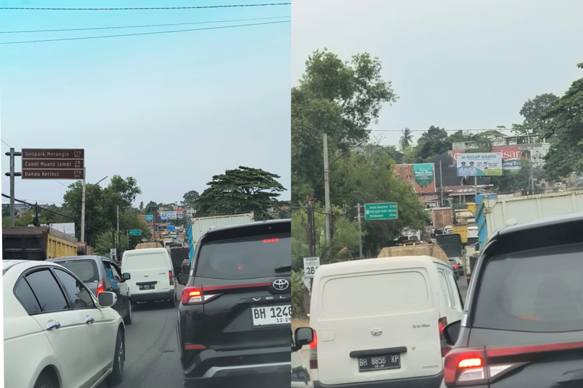 Jalan Nasional Jambi-Sumbar via UNJA Macet Parah 