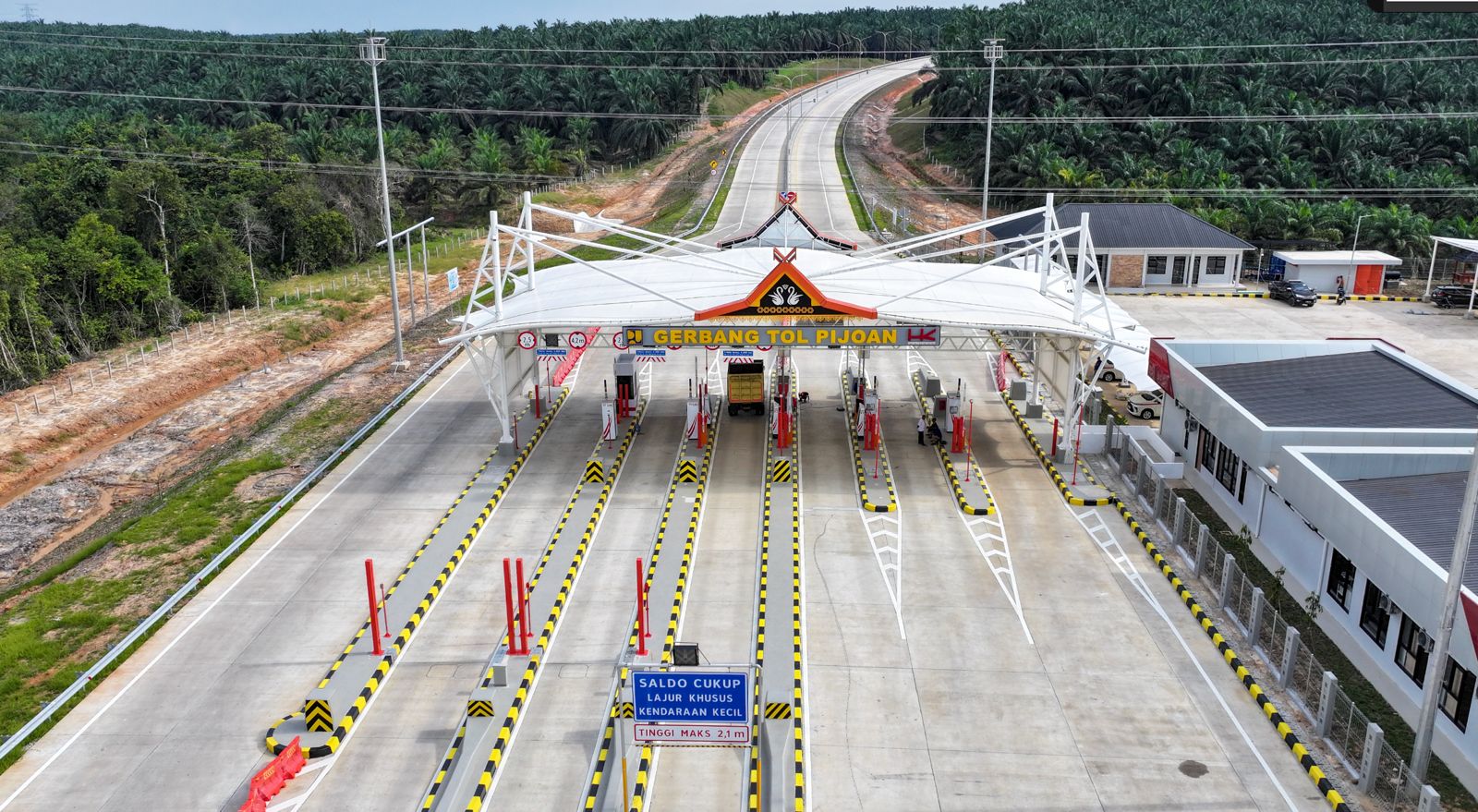 Hutama Karya Operasikan Tanpa Tarif Tol Tempino - Ness GT Pijoan : Mulai 14 September 2025 