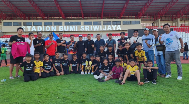 SSB Binaan PTPN IV Regional 4 Jambi-Sumbar Juara Liga Anak Piala Gubernur Sumsel